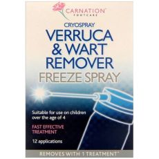 Carnation Footcare Cryospray Verruca and Wart Remover Freeze Spray 50ml