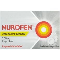 Nurofen Meltlets Lemon 12s