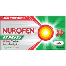 Nurofen Express 684mg Caplets 24s